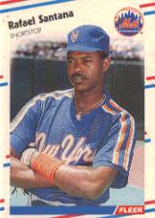1988 Fleer Baseball Cards      149     Rafael Santana